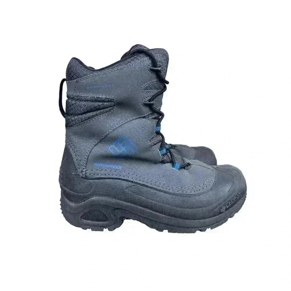 Columbia Boots Men’s 6 Arctic Trip Omni Heat 200g Waterproof Gray Snow Winter - Picture 2 of 13